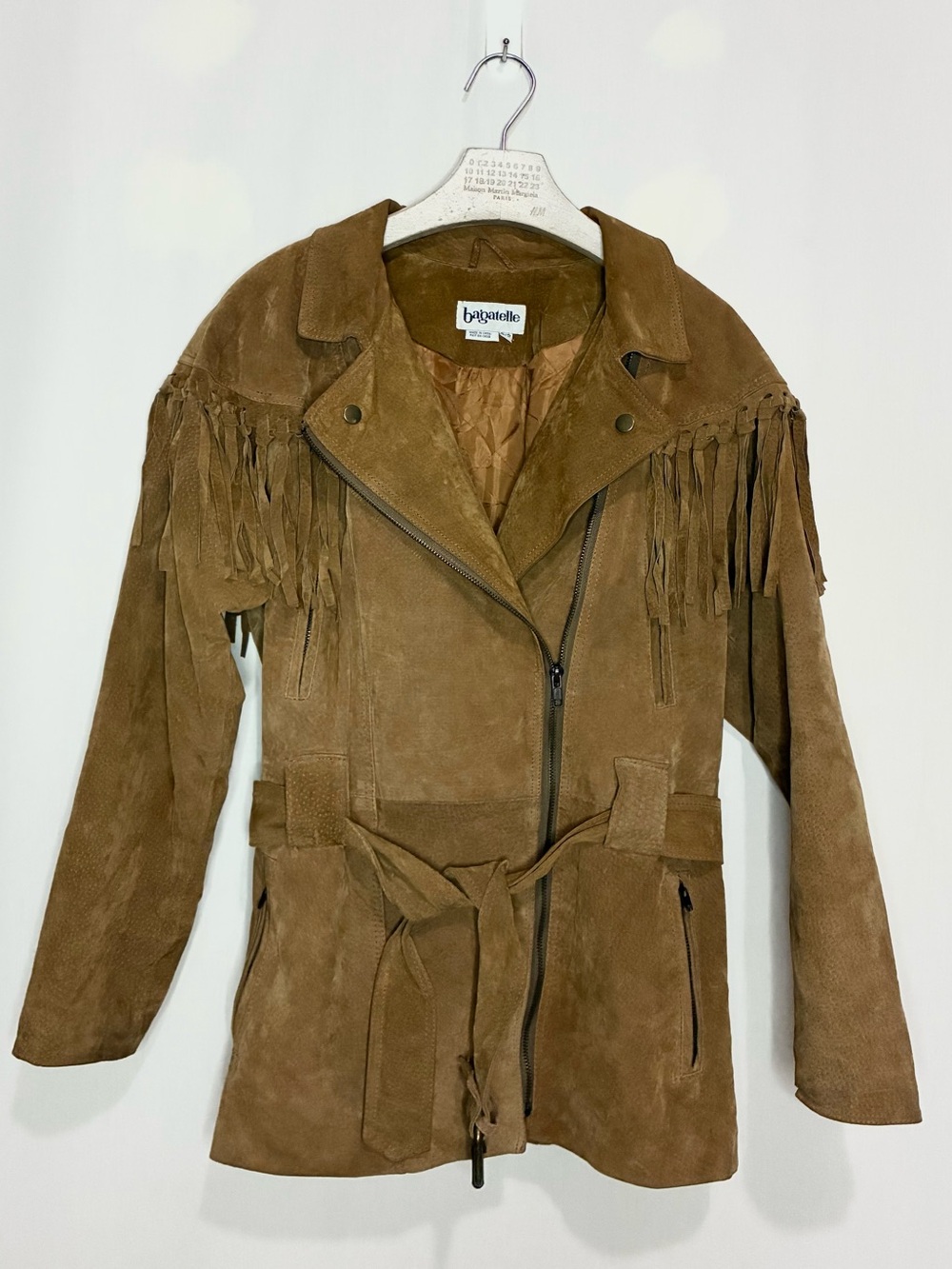 Vintage Suede Fringe Jacket